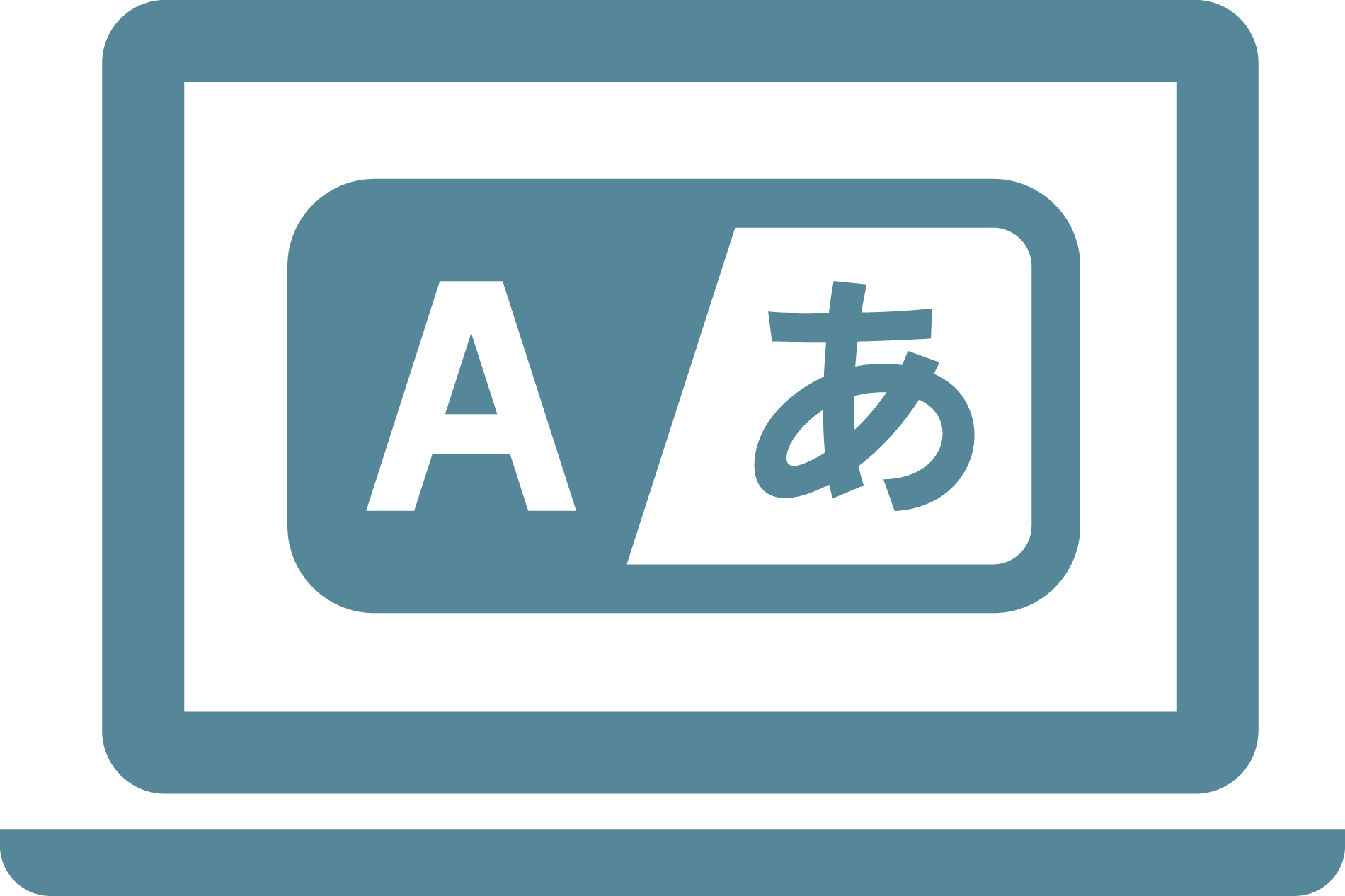 日本語での情報提供