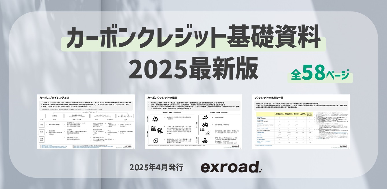カーボンクレジット基礎資料：2025年最新版